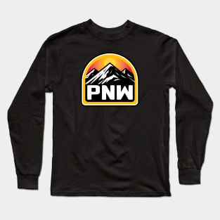 PNW Mountain Range Long Sleeve T-Shirt